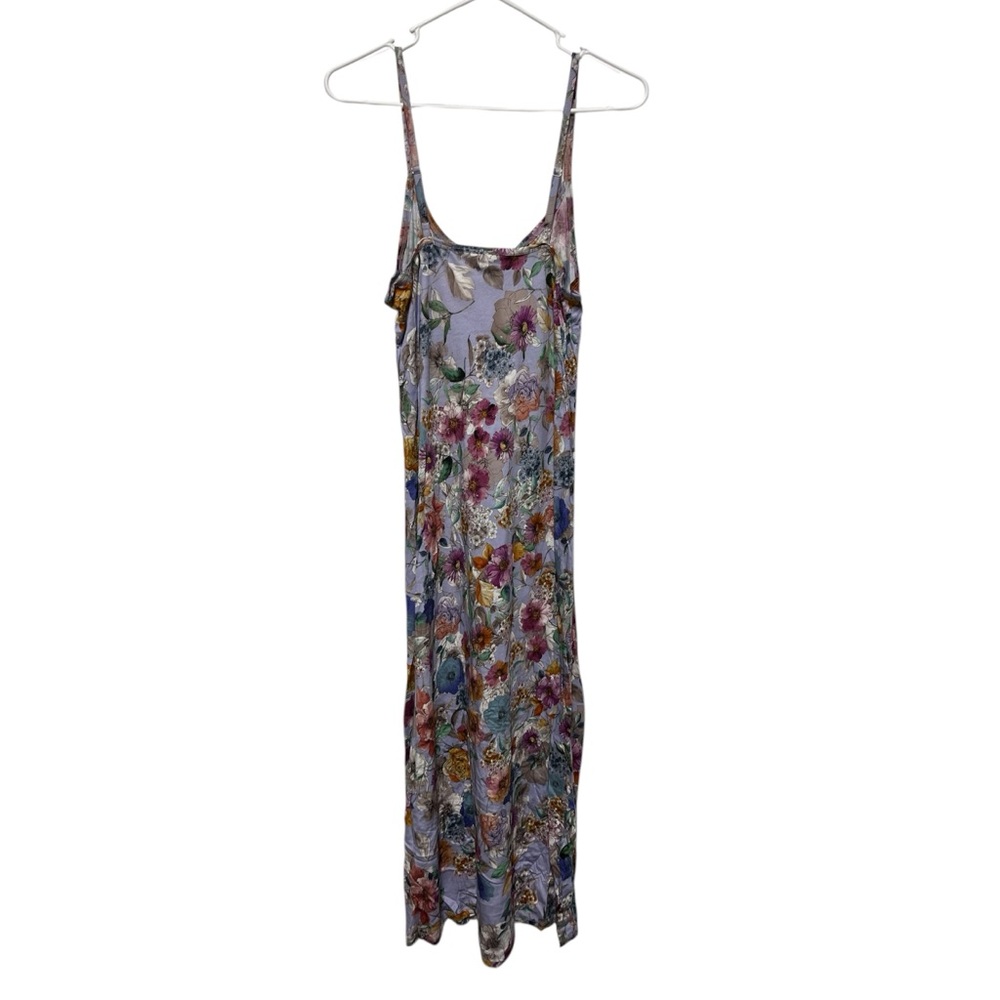 NWT Johnny Was Biya Mazzy Ruched Floral Mesh Maxi Dress size M - Picture 10 of 10